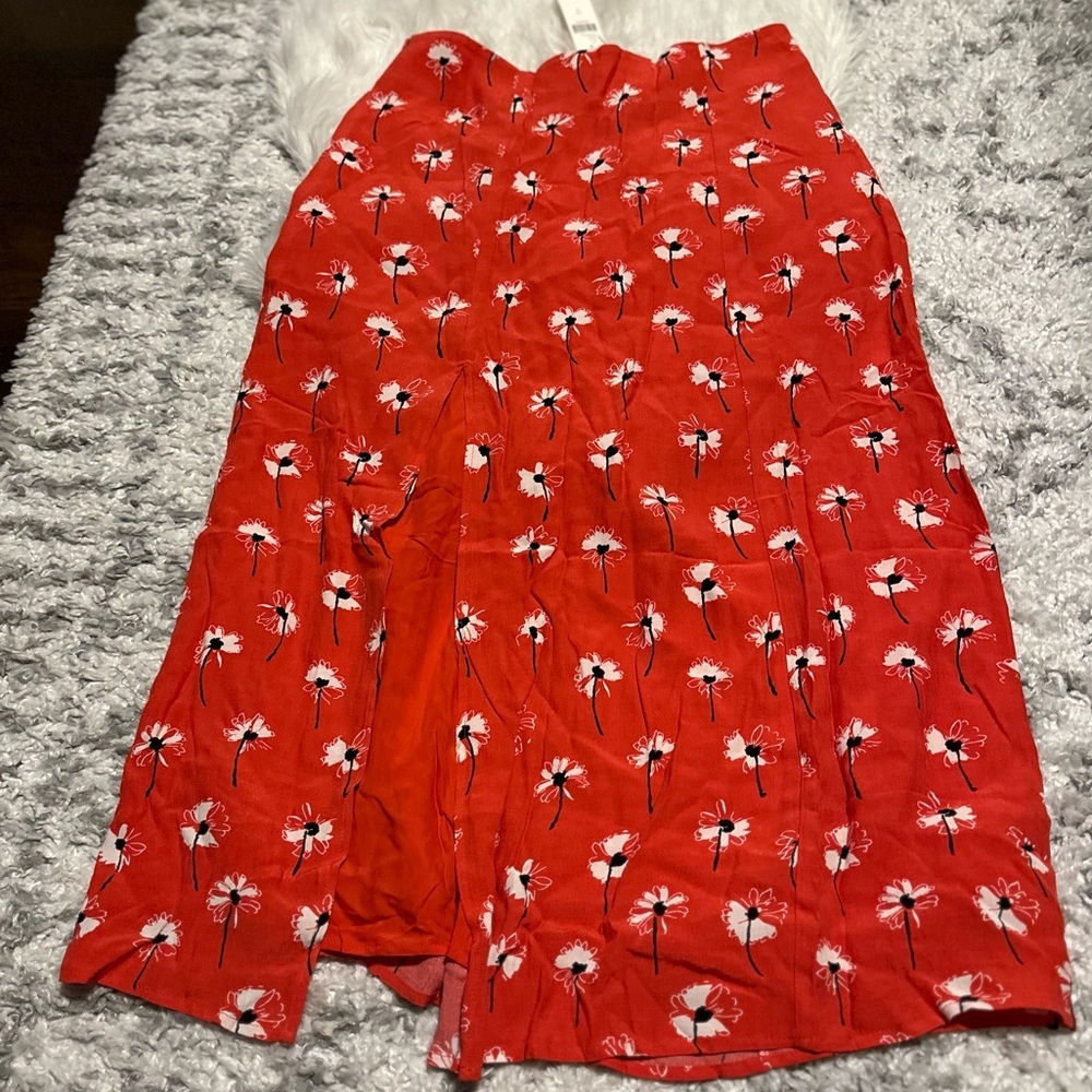 Maeve The Lille Side Slit Midi Skirt NWT Size 6 - Picture 2 of 15